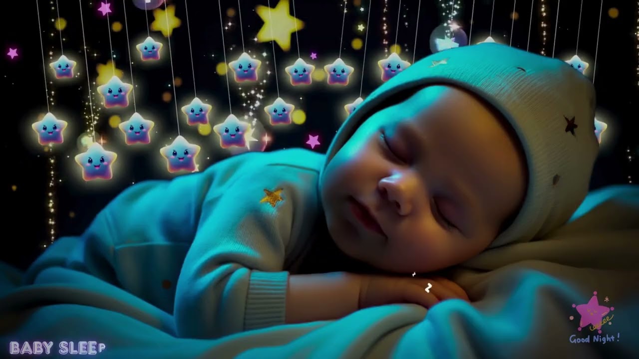Baby Sleep Music 🎶 Calm Sleep in 3 Minutes 🌙 Soothing Mozart & Brahms Lullabies for Deep