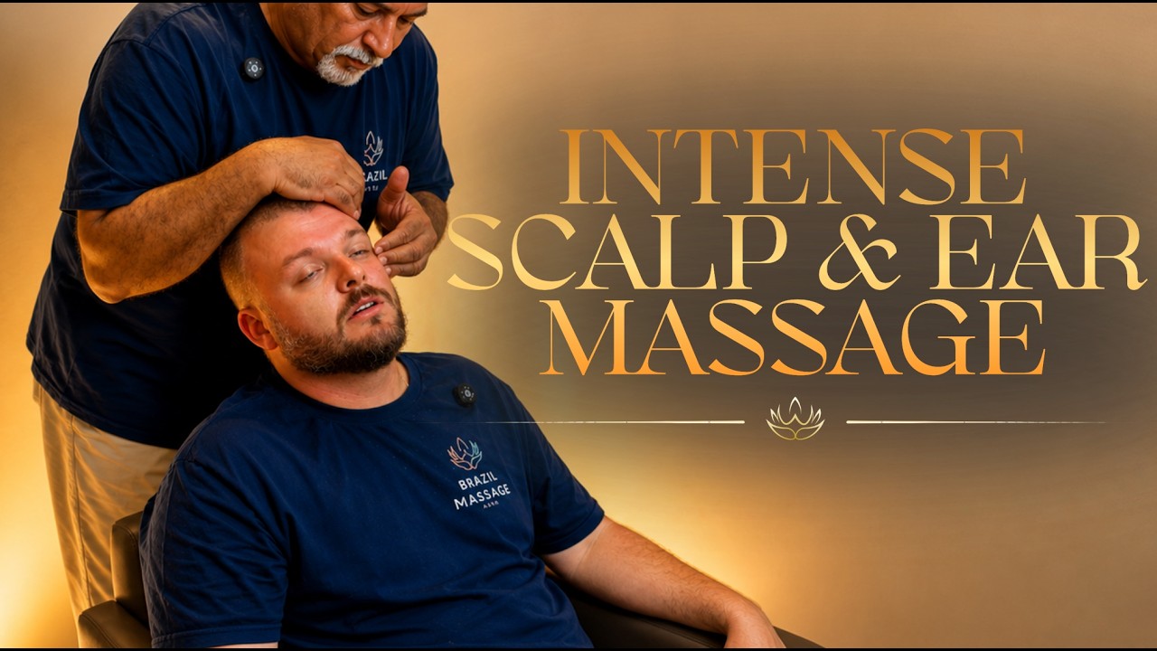 ASMR Scalp, Face & Ear Massage [NO MUSIC]