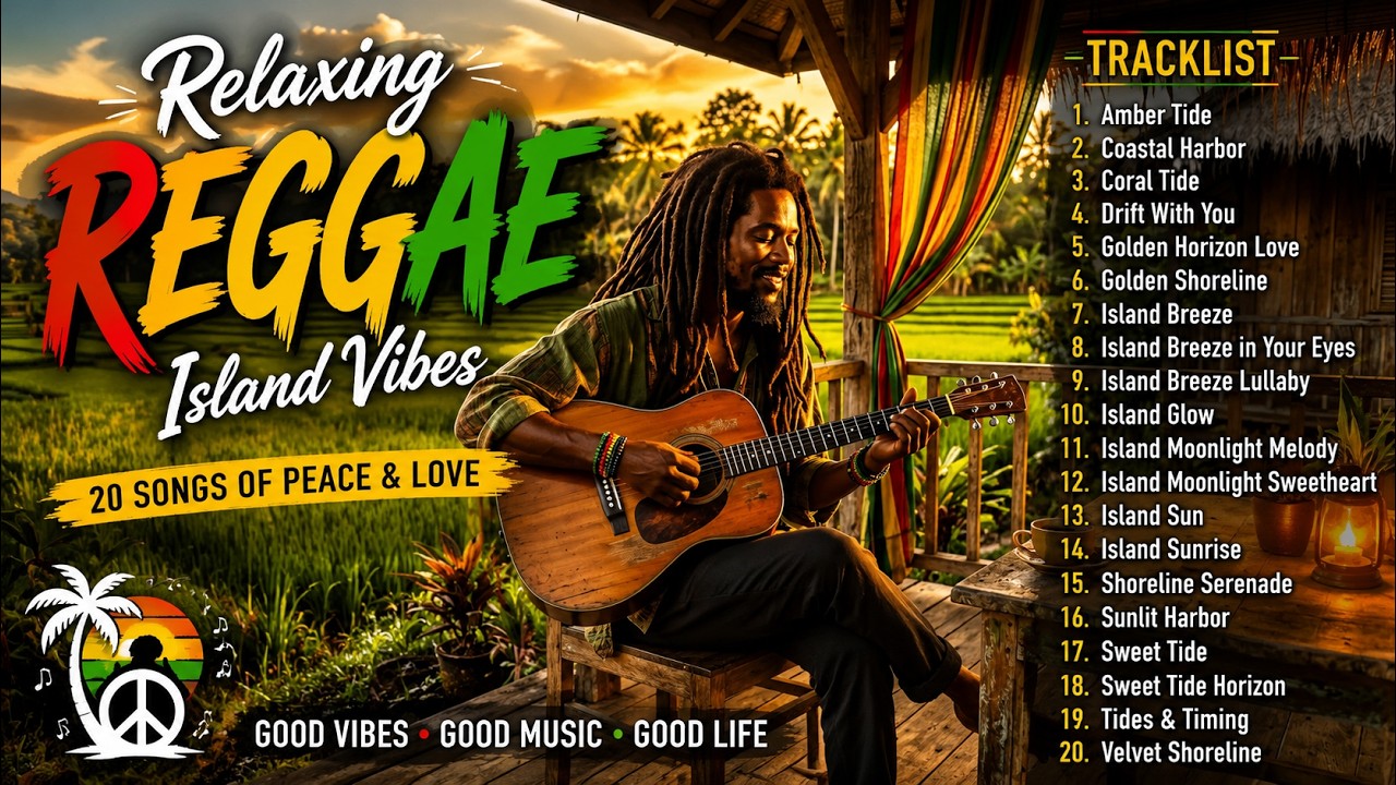 🌴 RELAXING REGGAE ISLAND VIBES 🌊 | 20 Chill Reggae Songs for Peace, Love & Good Vibes 🎶