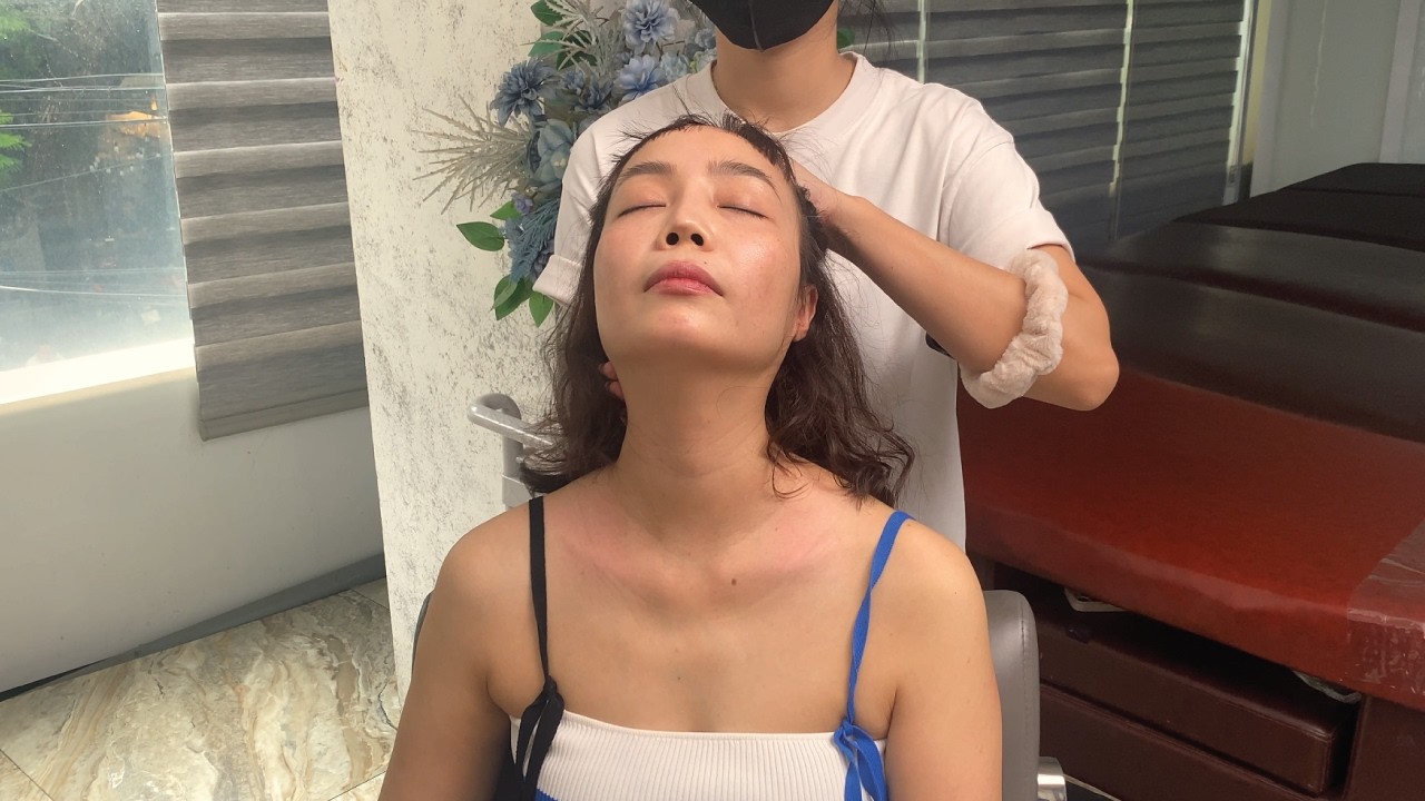 ASMR | Vietnam Head, Hear, Back and Shoulder Massage – Relaxing and Best for Sleep