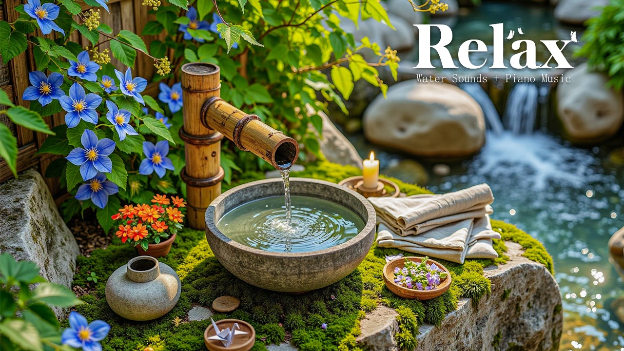 Relaxing Sleep Music and Anxiety Relief 🌿 Healing Music for Sleep, Stress Relief Music, Water Sounds