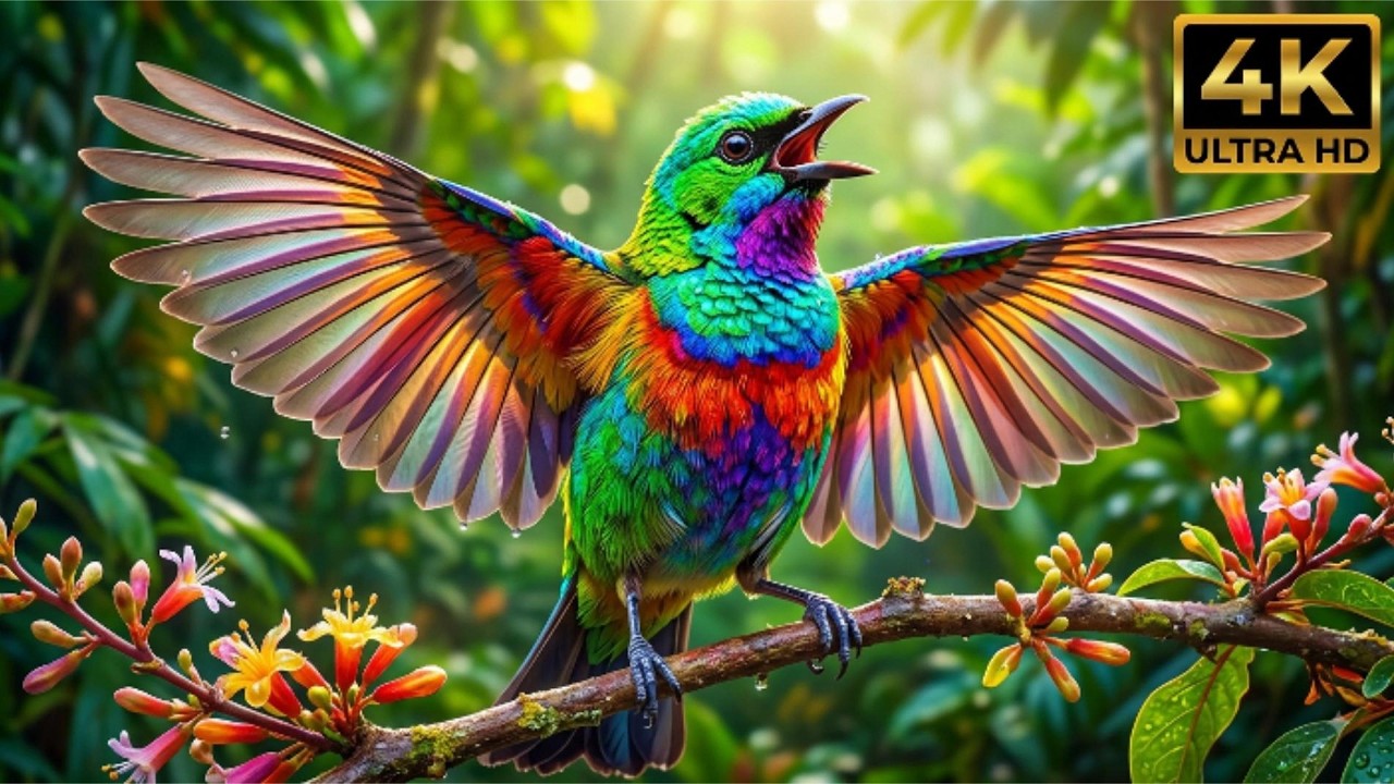 THE DAWN SYMPHONY | Peaceful Bird Songs & Forest Sounds at Sunrise in 4K