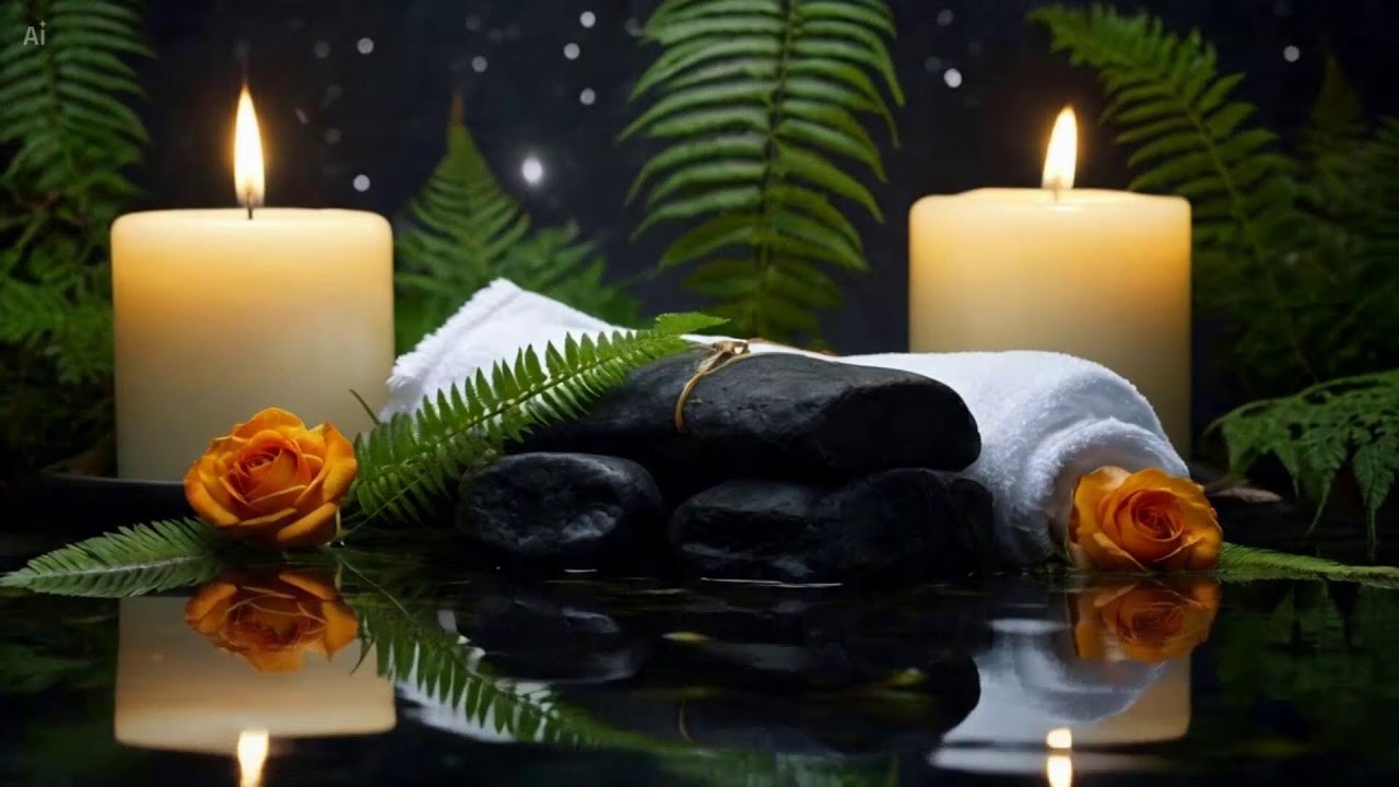 Stress Relief Spa Music 🌹 Quiet Your Thoughts & Drift Into Deep Sleep And Spa Anxiety 3