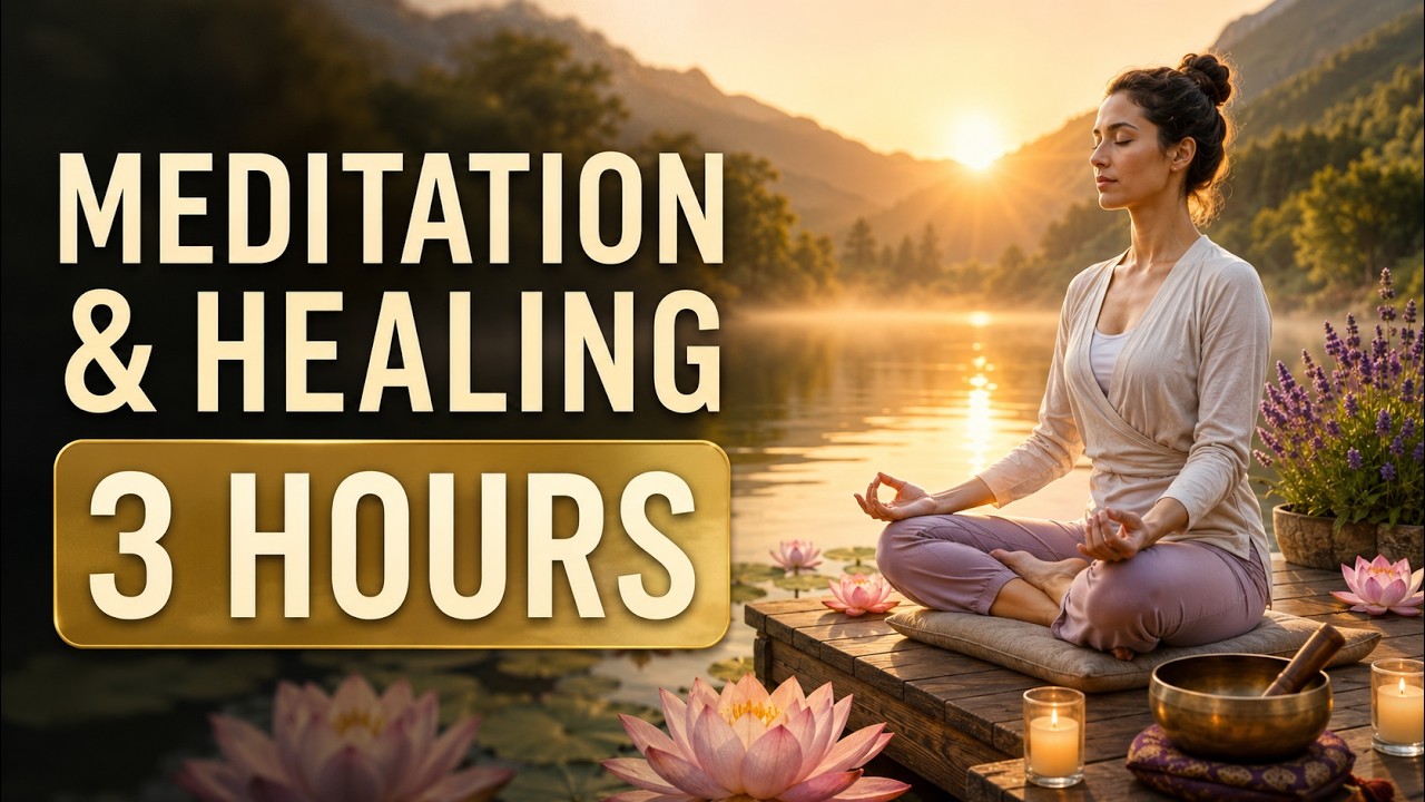 3 Hours of Meditation & Yoga Music 🌿 Deep Relaxation, Healing & Inner Peace