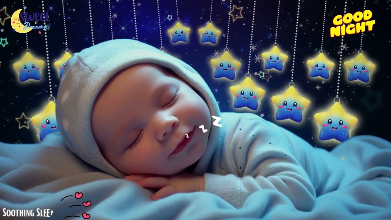 Mozart & Brahms Lullaby ✨ Fall Asleep Fast 🌙 Baby Sleep Music ♥ Soothing Sleep Music 3 Minutes