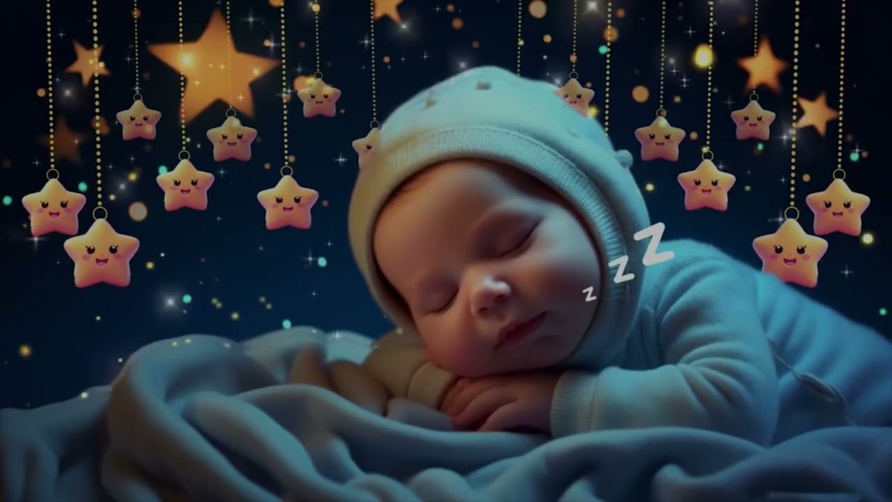Fall Asleep Fast 🌜 Baby Sleep Music 🎵 Mozart Brahms Lullaby for Peaceful Deep Sleep