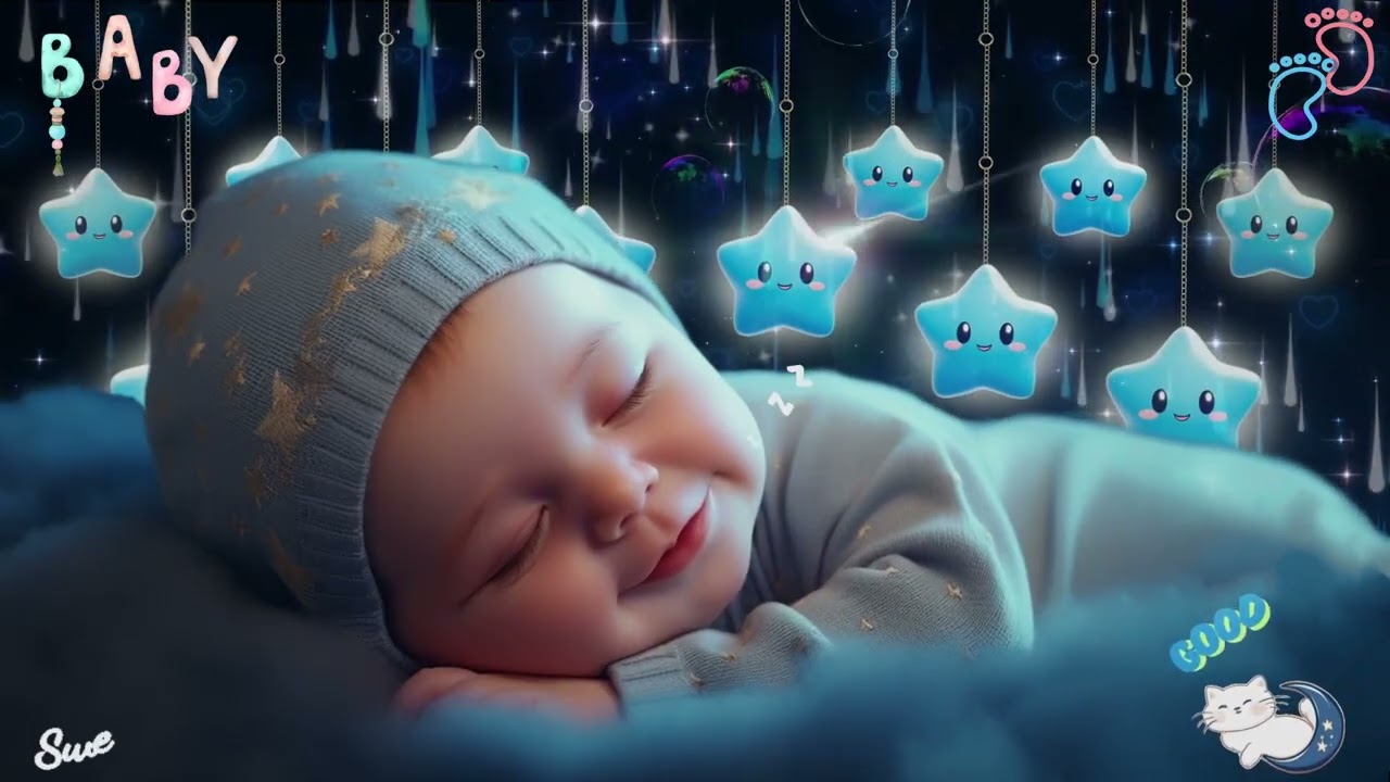 Baby Sleep Music 🍼 Mozart & Brahms Lullabies 🌙 Fall Asleep in 3 Minutes & Beat Insomnia