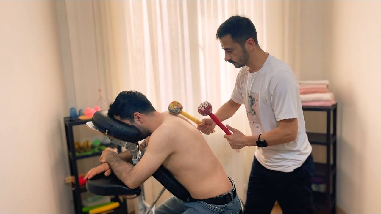 ASMR Chair Massage with Yakup | Deep Shoulder Relief