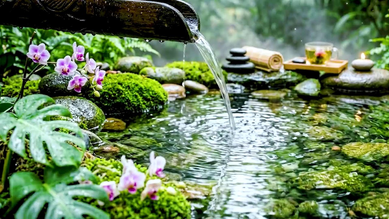 Relaxing Spa Music with Water Flow 🌿 Meditation Music for Mind, Body Balance & Deep Relaxation