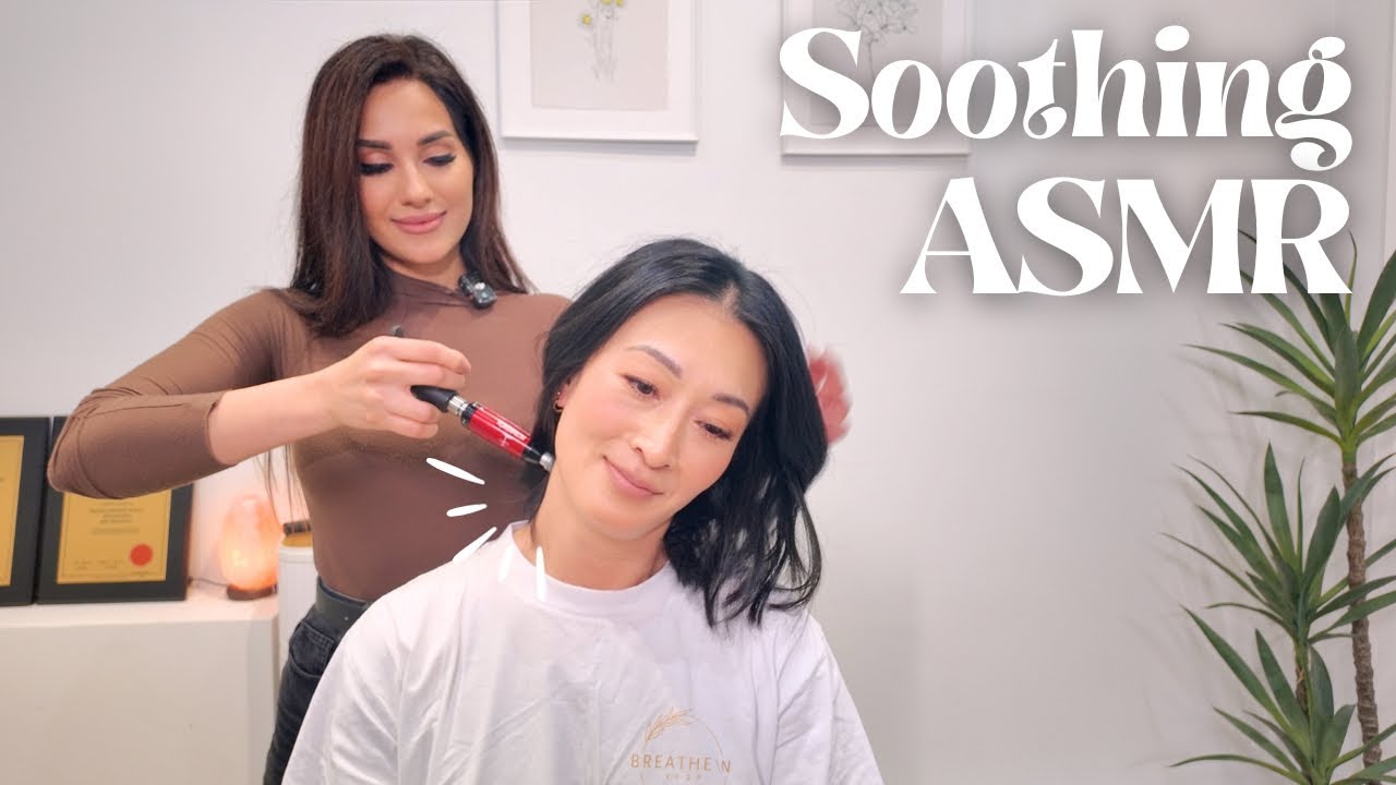 ASMR For Sleep & Relaxation | Yoga Teacher gets Chiropractic Adjustment for Headaches