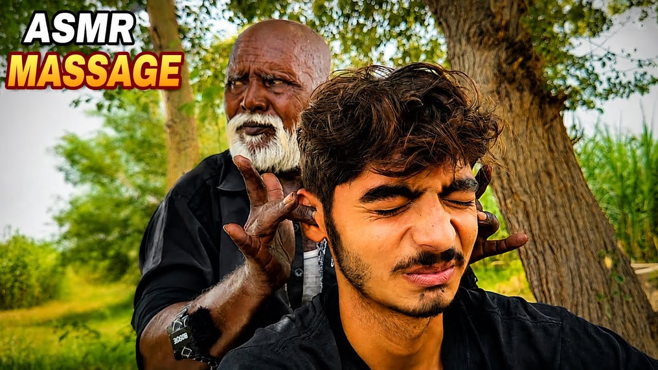 ASMR HAND BACK MASSAGE BY BABA KALLU | TRADITIONAL VILLAGE MASSAGE FOR RELAXATION & DEEP SLEEP