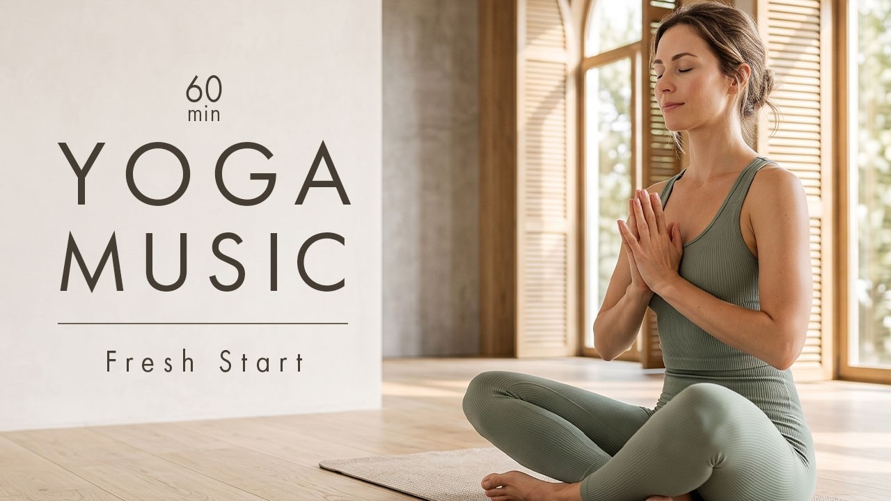 Yoga Music 60 min | Morning Yoga | Fresh Start | 商用利用OK