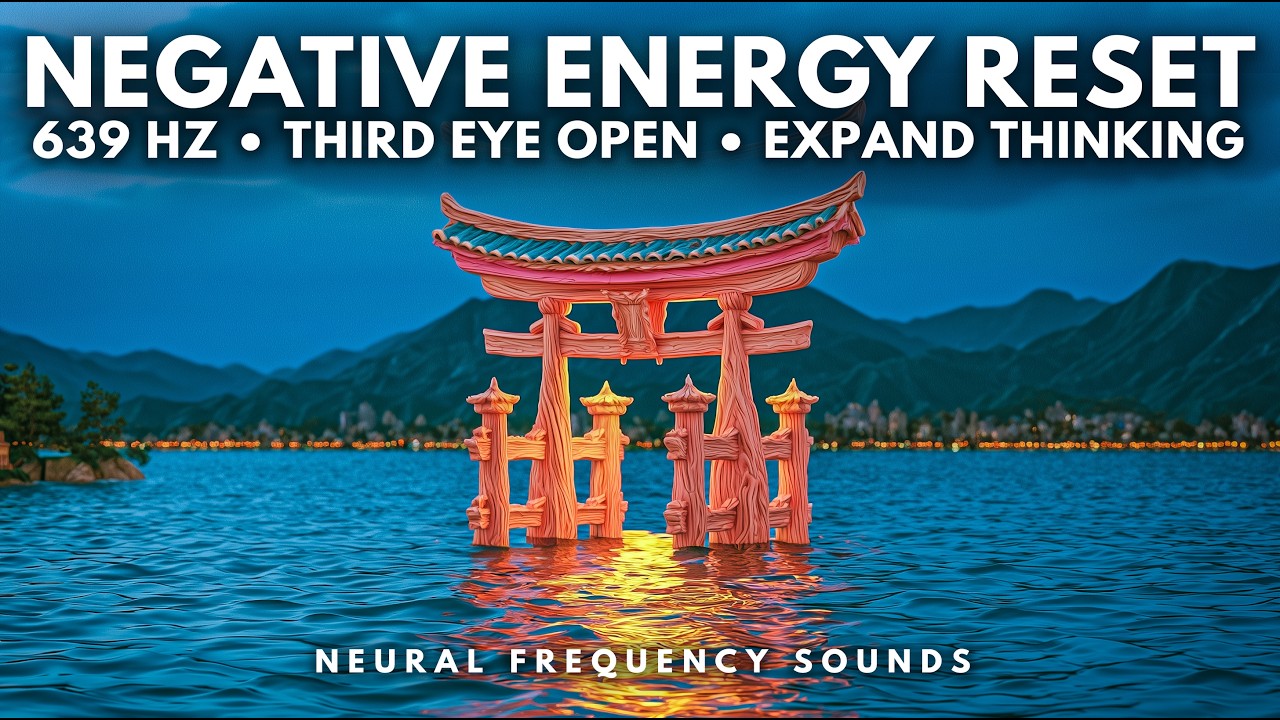 639 Hz Shakuhachi • Negative Energy Flush 🧿 Activate Intuition | Japanese Meditation Music