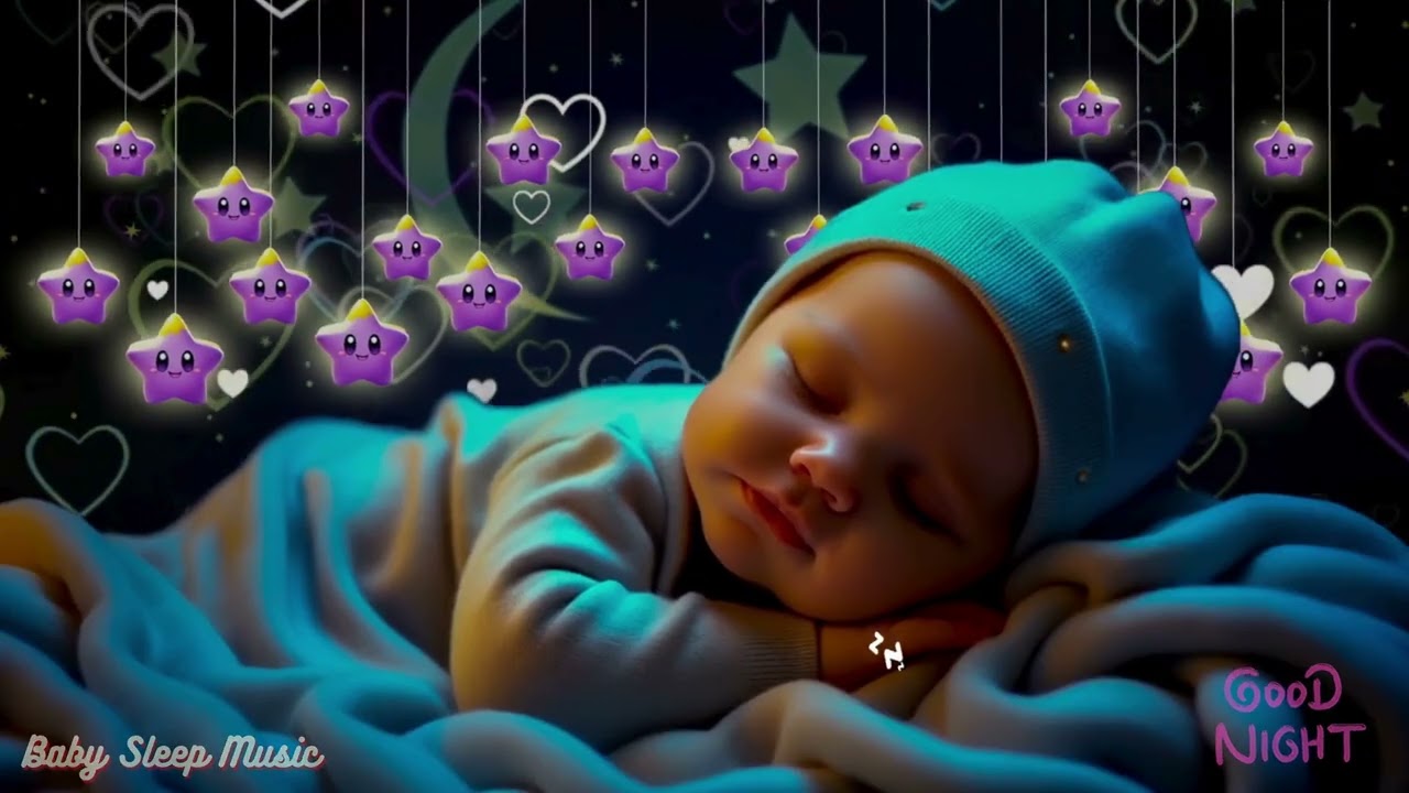 Baby Sleep Music 🎶 Sleep Peacefully in 3 Minutes 🌙Soothing Mozart & Brahms Lullabies for Calm Nigh