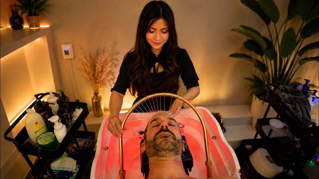 🇹🇭 This Vietnamese Spa Treatment Put Me To Sleep! (ASMR)