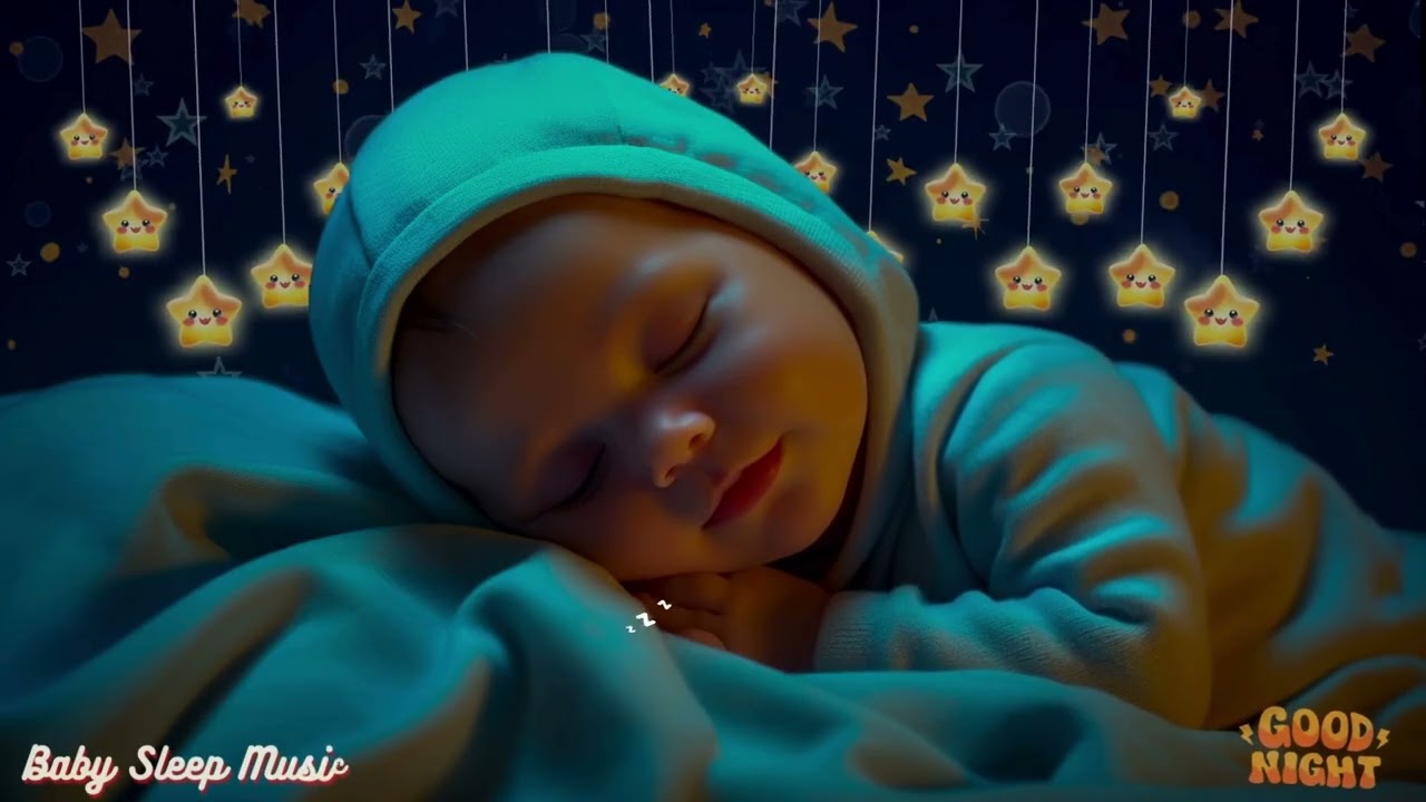 Mozart & Brahms Lullaby 🎶 Baby Sleep Music 🌜 Gentle Classical Music for Deep Peaceful Sleep