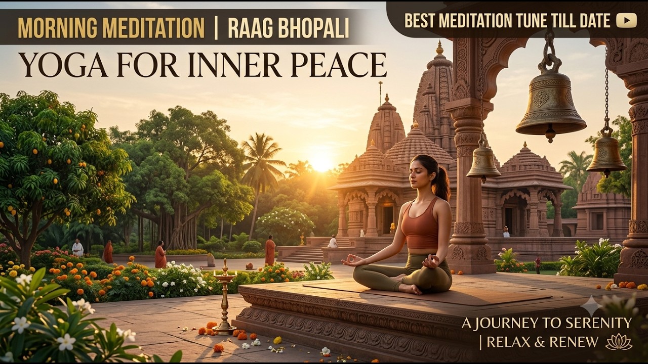 Raag Bhopali for Inner Peace 🧘 | Peaceful Indian Classical Music for Yoga, Meditation & Relaxation