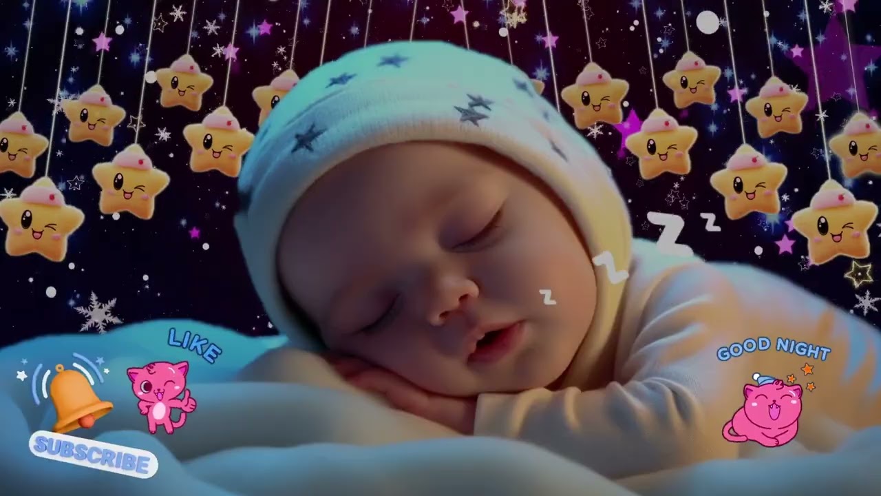 Baby Sleep Music 🌙 Sleep Instantly in 3 Minutes ✨ Mozart & Brahms Lullabies to Overcome Insomnia✨
