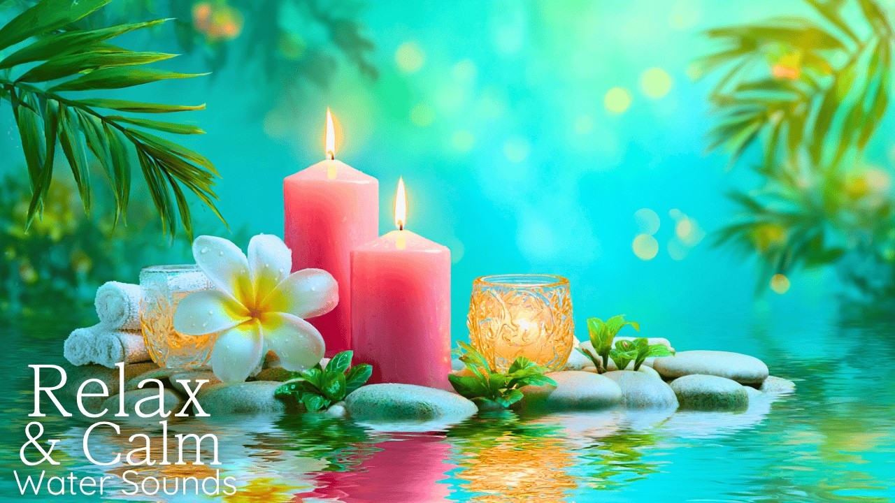 Deep Relaxation Piano and Flowing Water 🌿 Spa Music for Meditation and Stress Relief Healing