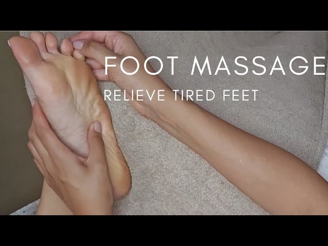 Self Foot Massage | Relieve Tired, Aching Feet & Reset Your Nervous System [ unintentional ASMR ]
