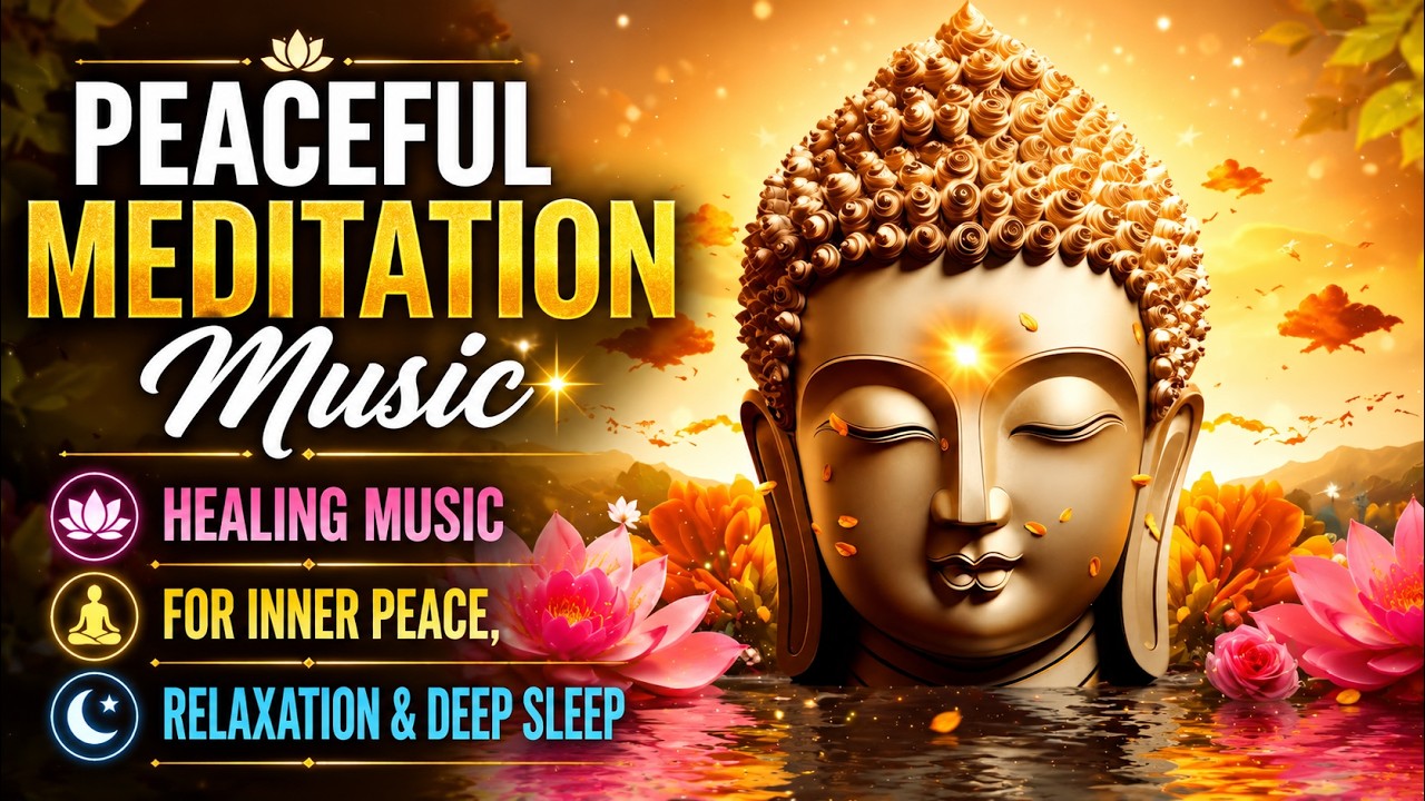 Peaceful Meditation Music ✨ Healing Music for Inner Peace, Relaxation & Deep Sleep