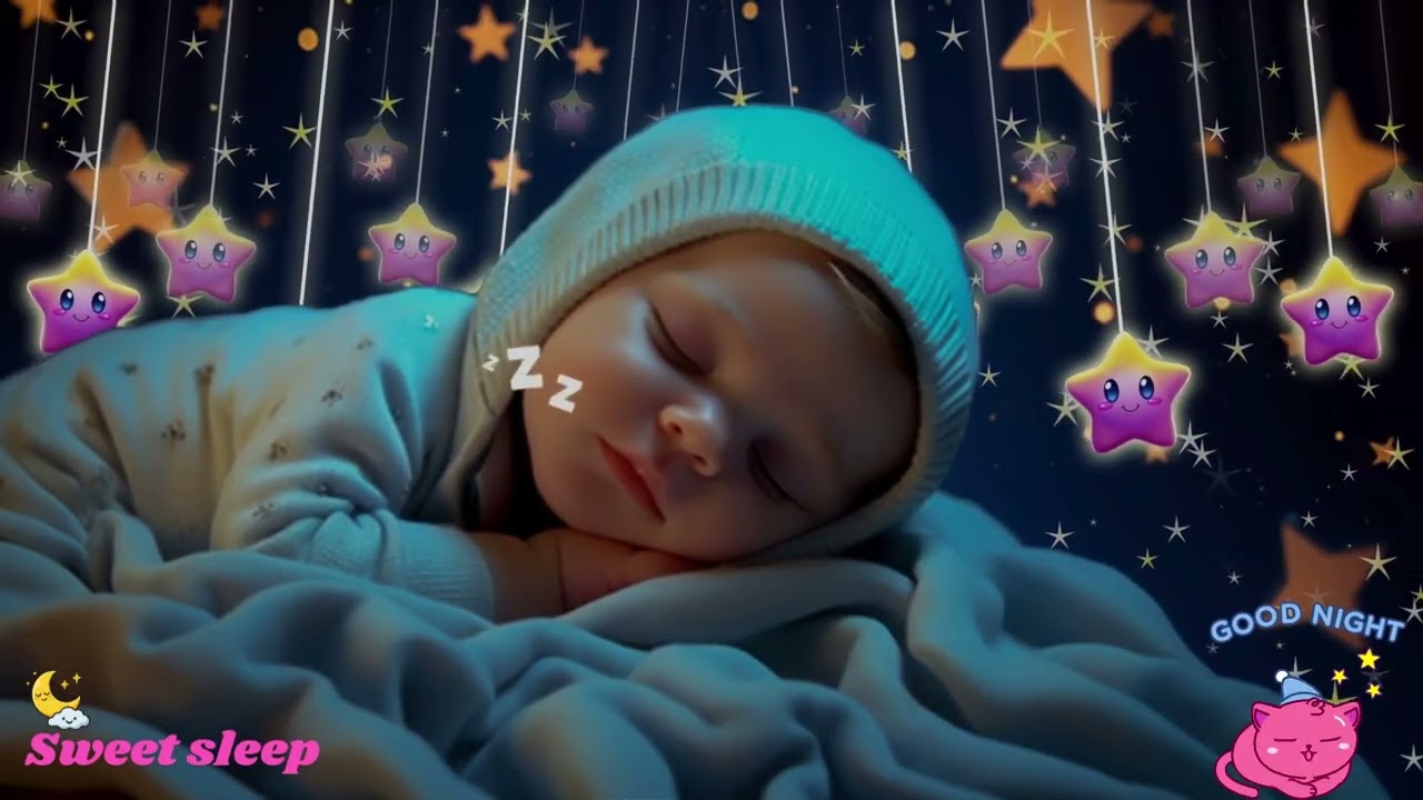 Baby Sleep Music 🌙 Gentle Bedtime Music for Calm & Deep Sleep 🌙 Mozart & Brahms Lullaby