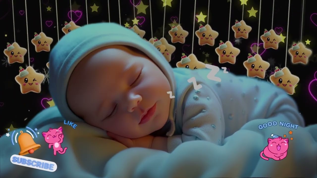 Baby Sleep Music 🌙 Sleep Instantly in 3 Minutes 💫 Mozart & Brahms Lullabies to Overcome Insomnia 💖