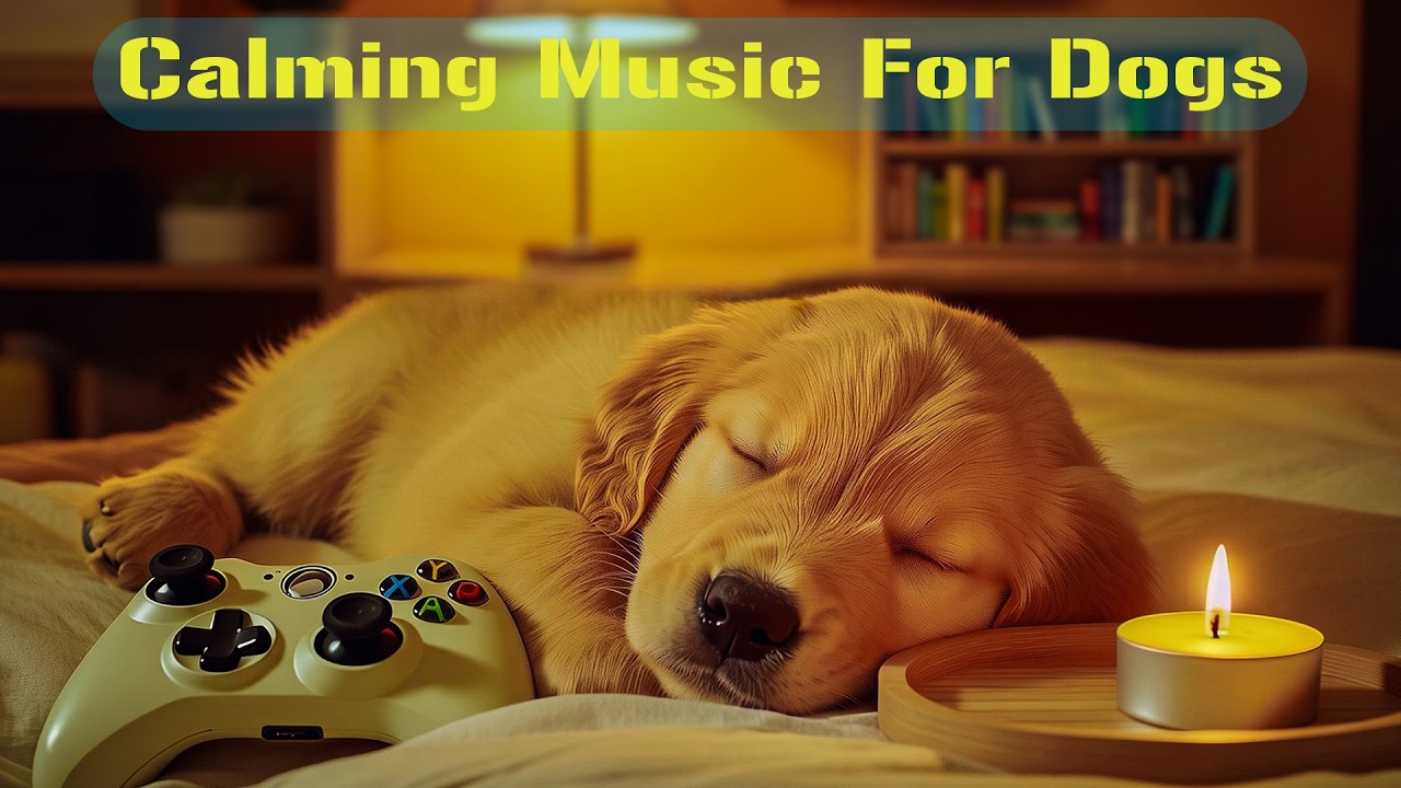 12 HOURS of Dog Calming Music 🐶 Relaxation Music for Dogs🎼 Soothing Dog Music for Separation Anxiety