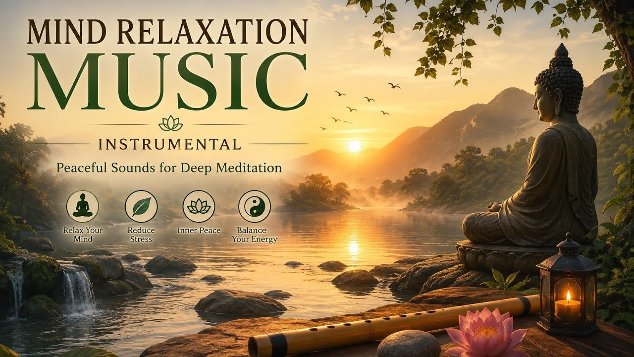 Mind Relaxation Music | Peaceful Instrumental Meditation Music