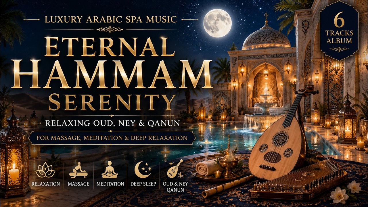Luxury Arabic Spa Music 🌙 Eternal Hammam | Relaxing Massage, Meditation & Deep Relaxation