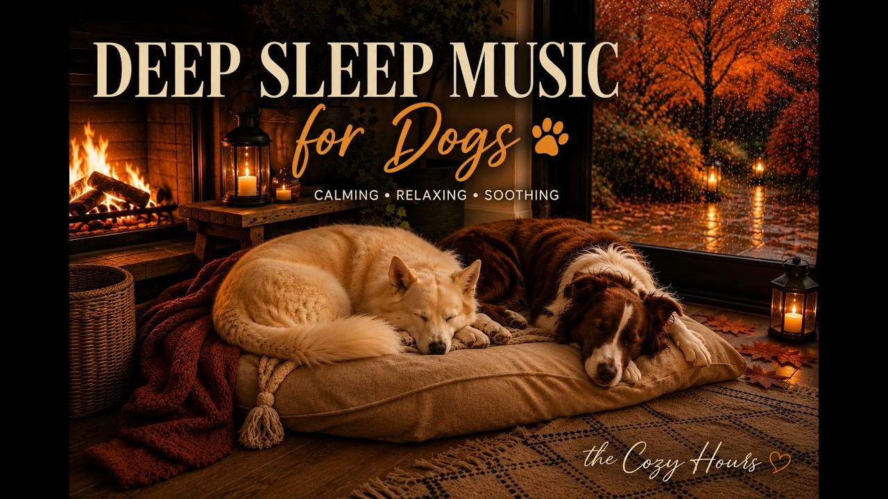 Deep Sleep Music for Dogs 🐶💤 Separation Anxiety Relief 💕 Calming & Relaxing Dog Music