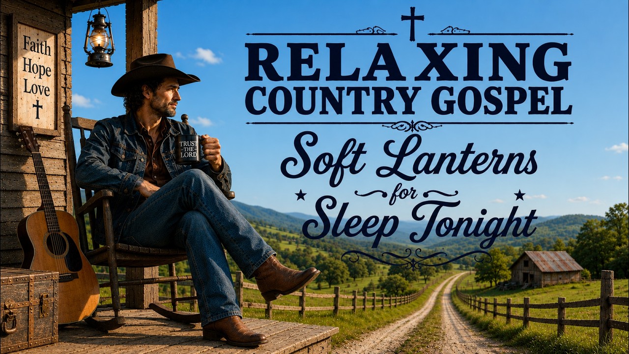 Relaxing Country Sleep Music 🌙 Soft Lanterns for Sleep Tonight | Gentle Acoustic Song for Deep Sleep