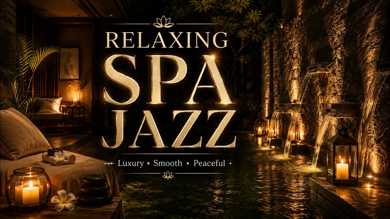 Relaxing Jazz Spa Music 🌙 Smooth Jazz for Massage, Spa & Deep Relaxation
