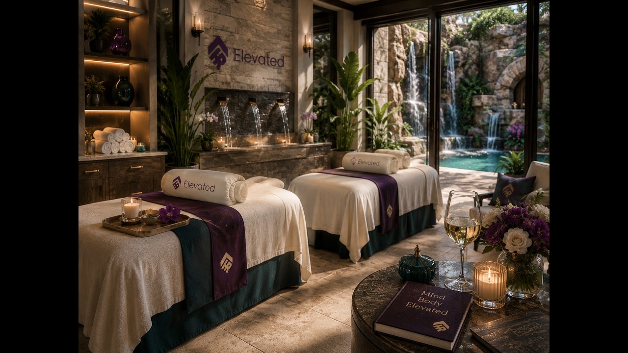 Elevated Shores | Luxury Spa Paradise 💆♀️💧 | Relaxing Spa Music, Waterfalls & Serenity | 2 Hours