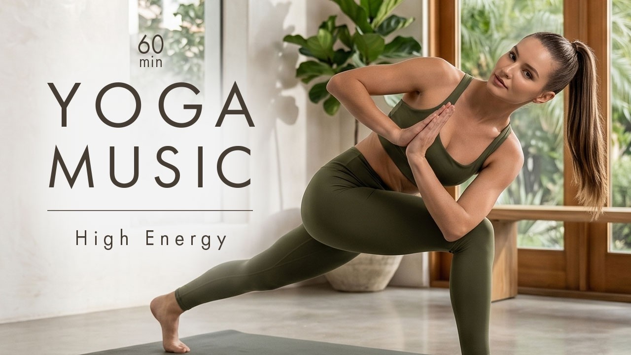 Yoga Music 60 min | Power Yoga Workout | High Energy | 商用利用OK