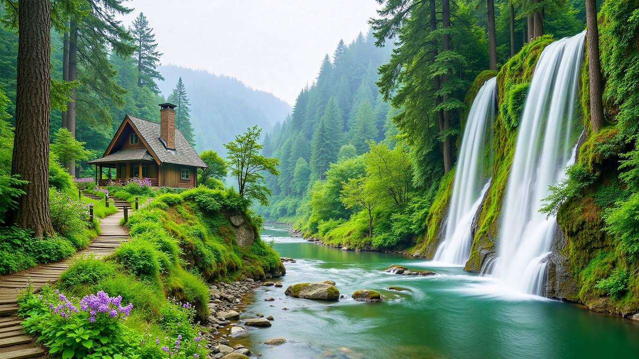Healing Music for Stress🌿 Piano Healing to Stop Overthinking and Nature Sounds for Sleeping
