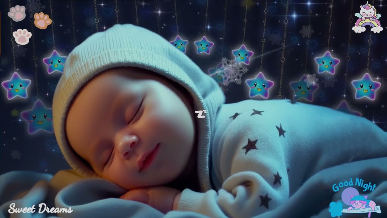 Baby Sleep Music 💖 Mozart & Brahms Lullabies to Help Your Baby Sleep Instantly in Just 3 Minutes