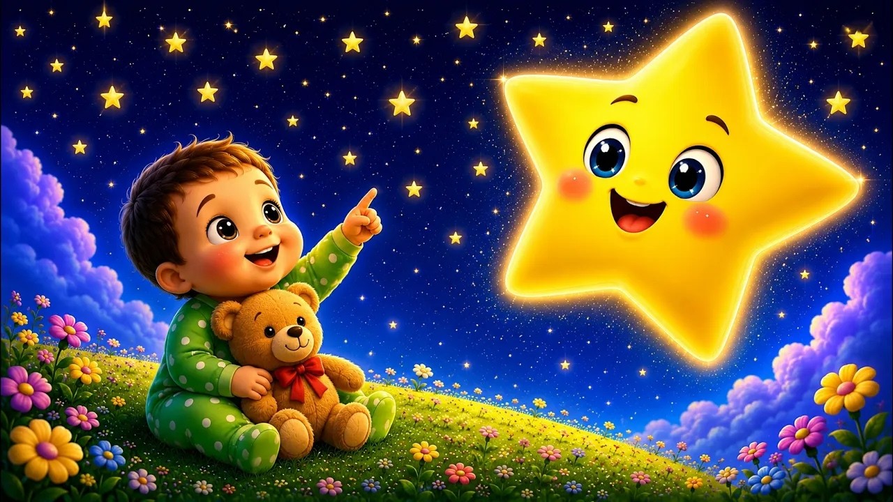 🌙 Twinkle Twinkle Little Star ⭐ | Soothing Baby Lullaby | Sleep Music for Babies