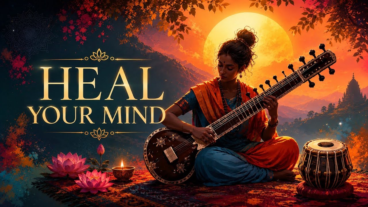 Heal Your Mind | Sitar & Flute Meditation Music for Deep Relaxation & Inner Peace