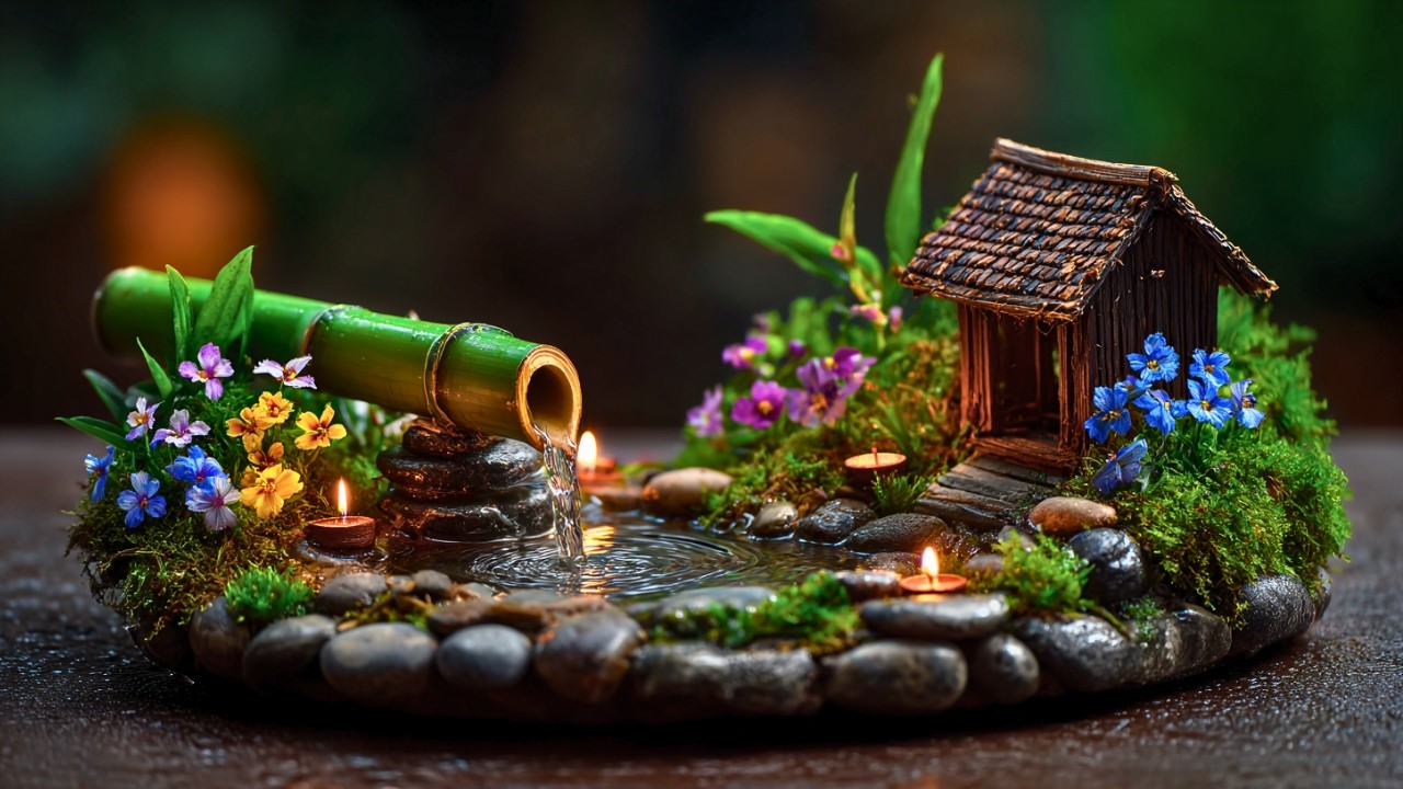 Soothing Music + Water Sounds 🍃 Relaxing Music for Stress Relief, Spa Music Relaxation, Deep Sleep