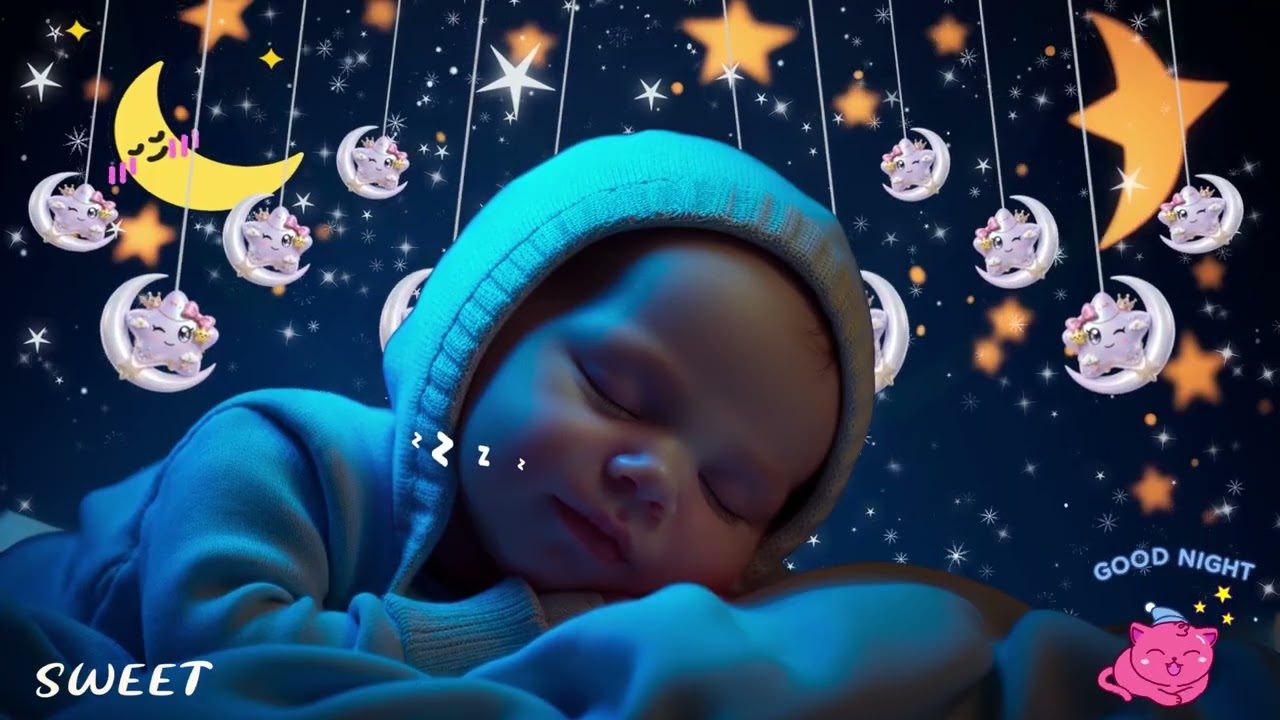 Baby Sleep Music 💤 Fall Asleep Peacefully in 3 Minutes | Mozart & Brahms Lullabies for Deep Sleep 🌙