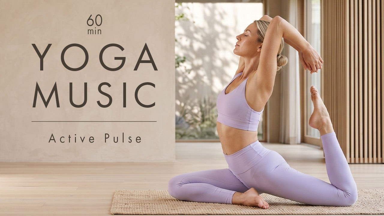 Yoga Music 60 min | Power Yoga Workout | Active Pulse | 商用利用OK