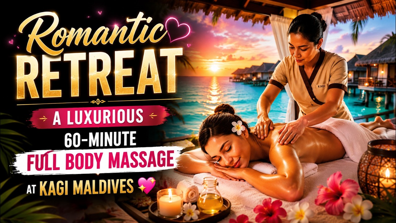 Romantic retreat”- a luxurious 60-minute full body massage at Kagi Maldives💞