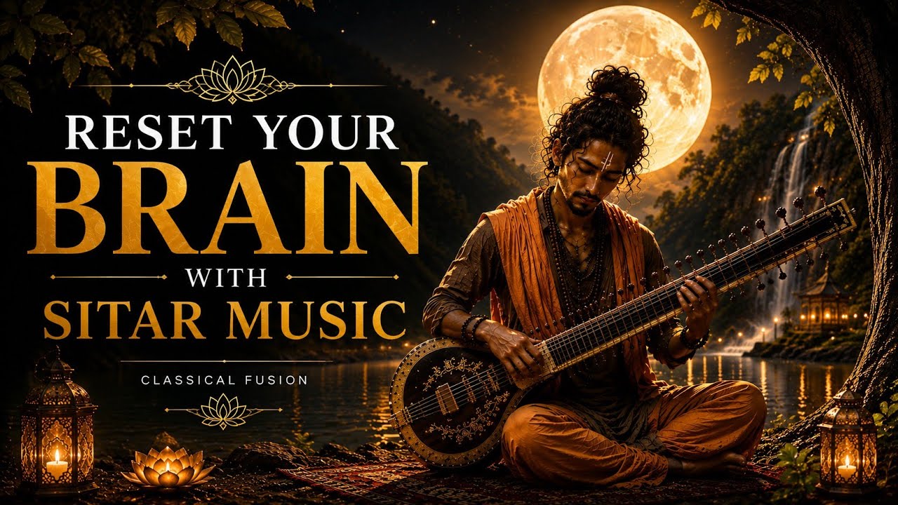 Sitar, Bansuri & Tabla | Deep Meditation Music | Calm Your Mind & Soul 🍃🌙