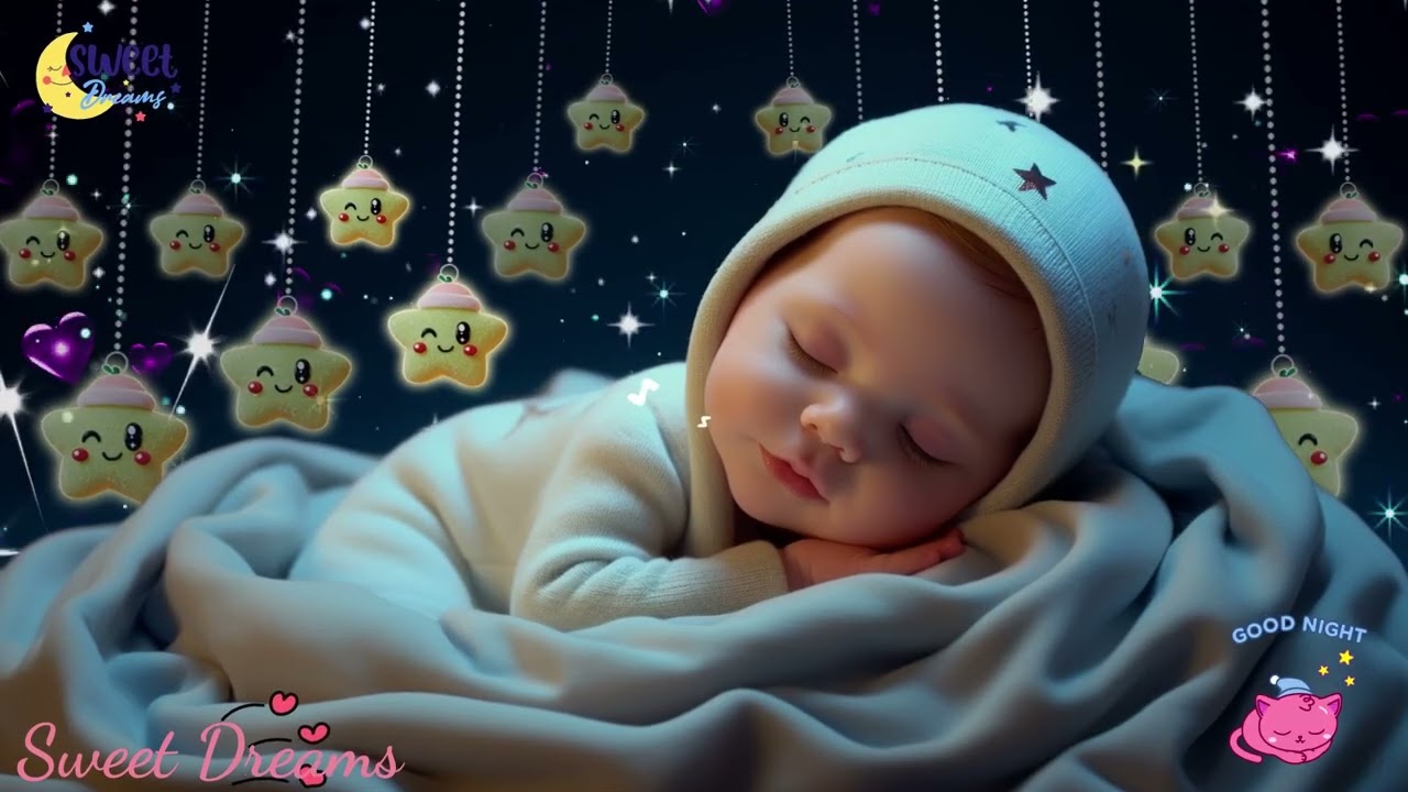 Mozart & Brahms Lullaby 💤 Baby Sleep Music for Instant Relaxation 💖 Sleep in 3 Minutes