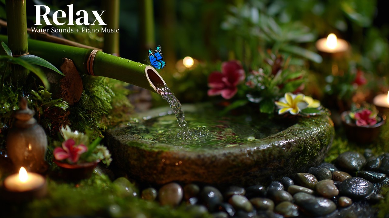 Healing Music with Gentle Water Sounds 🌿 Calming Sounds for Deep Sleep & Meditation