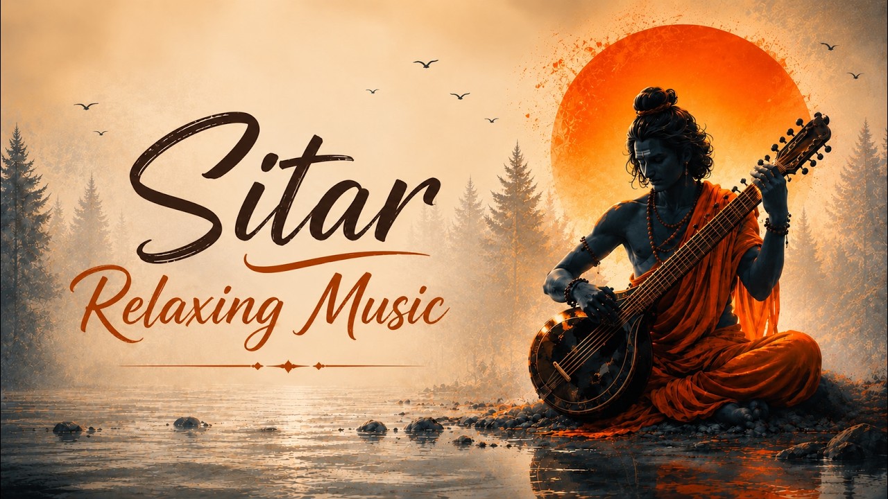 Sitar Relaxing Music | Divine Meditation Music for Inner Peace & Stress Relief