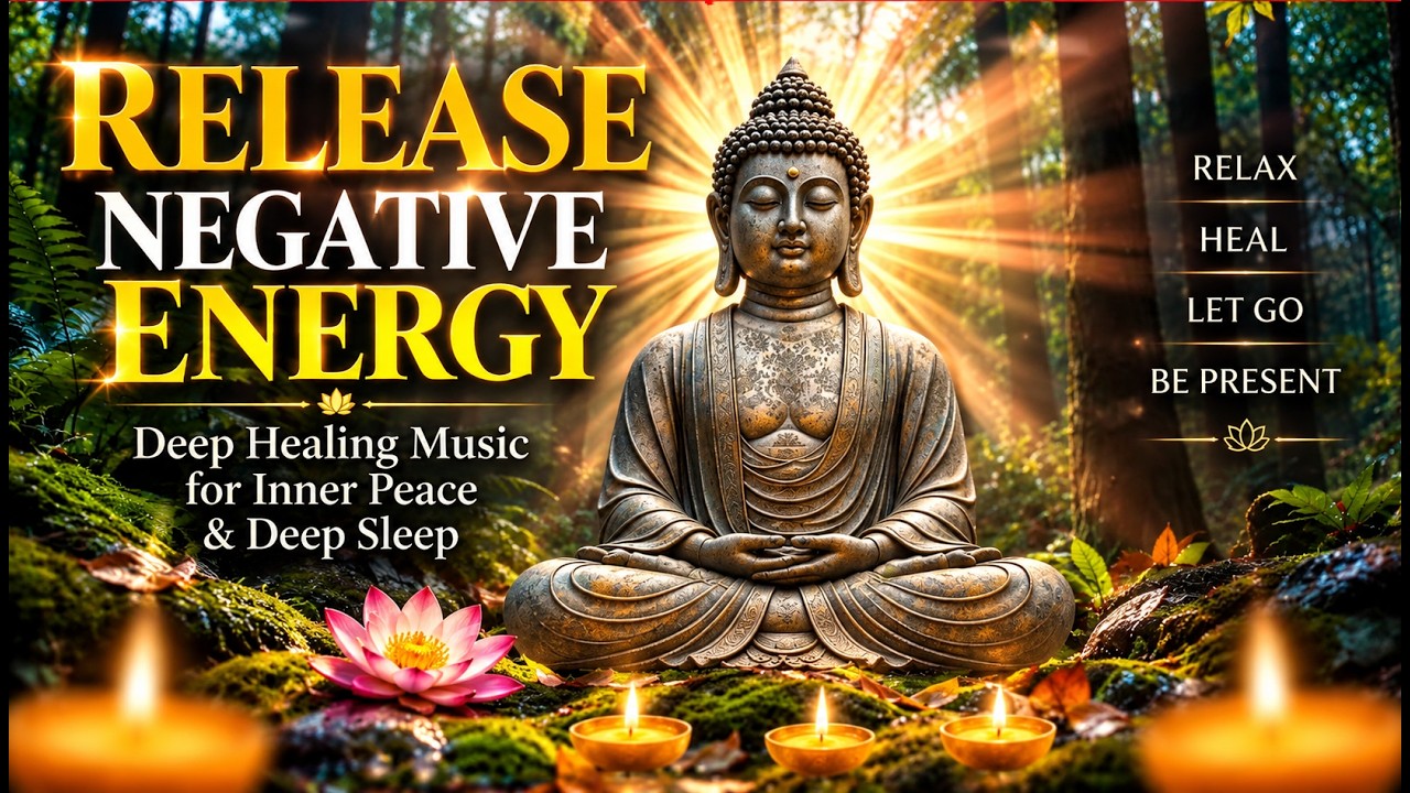 Release All Negative Energy | Deep Healing Music for Inner Peace, Calm Mind & Deep Sleep