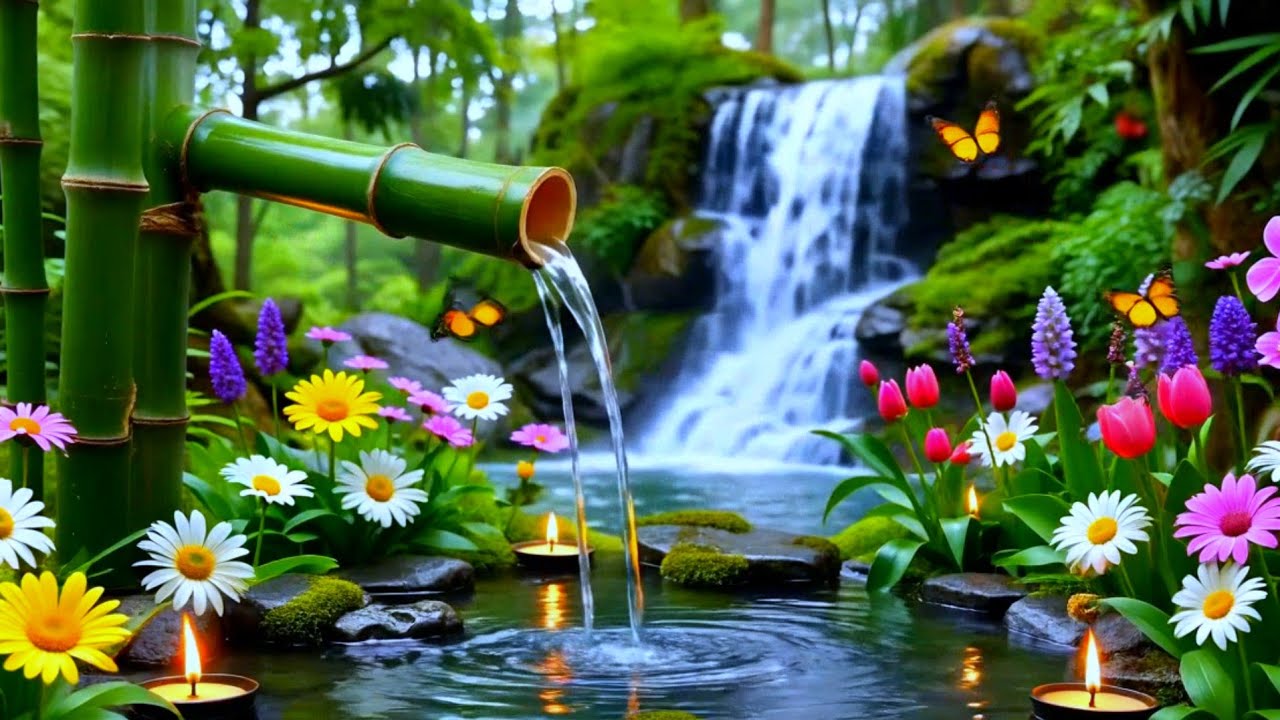 Relaxing Spa Music 🌿 Gentle Piano & Nature Sounds for Deep Sleep, Stress Relief & Meditation.