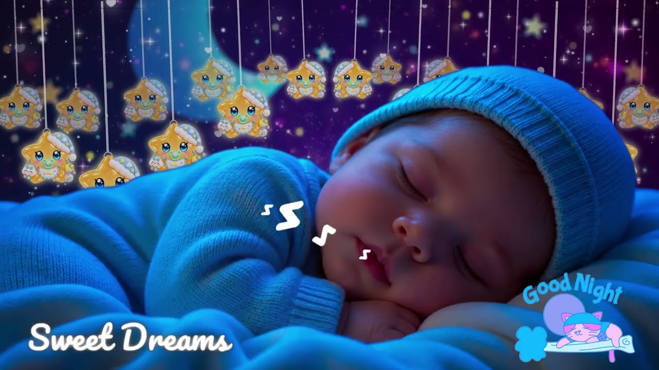 Baby Sleep Music 🌙 Relax Quickly & Sleep Peacefully All Night 🎶 Mozart & Brahms Lullabies